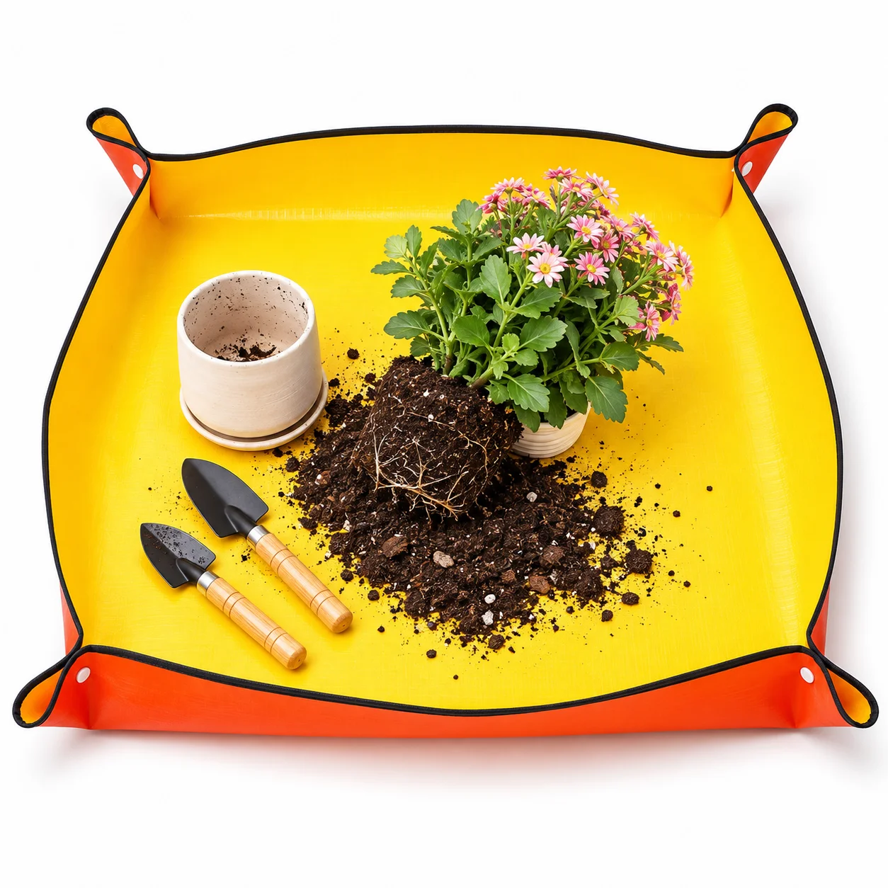 Repotting Mat - Su Geçirmez Bahçe Saksı Dönüştürme Matı,