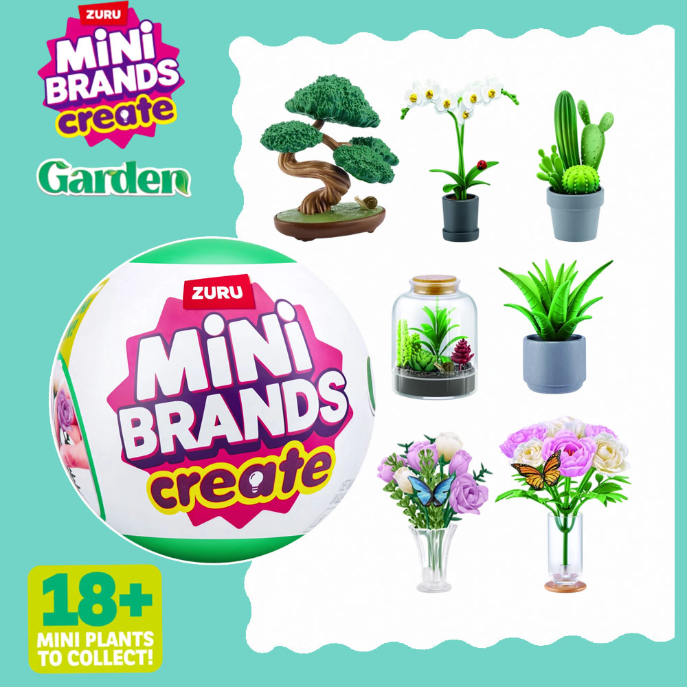 Succulent Set - Zuru Minyatür Bahçe Sürpriz Kutusu, Kendin