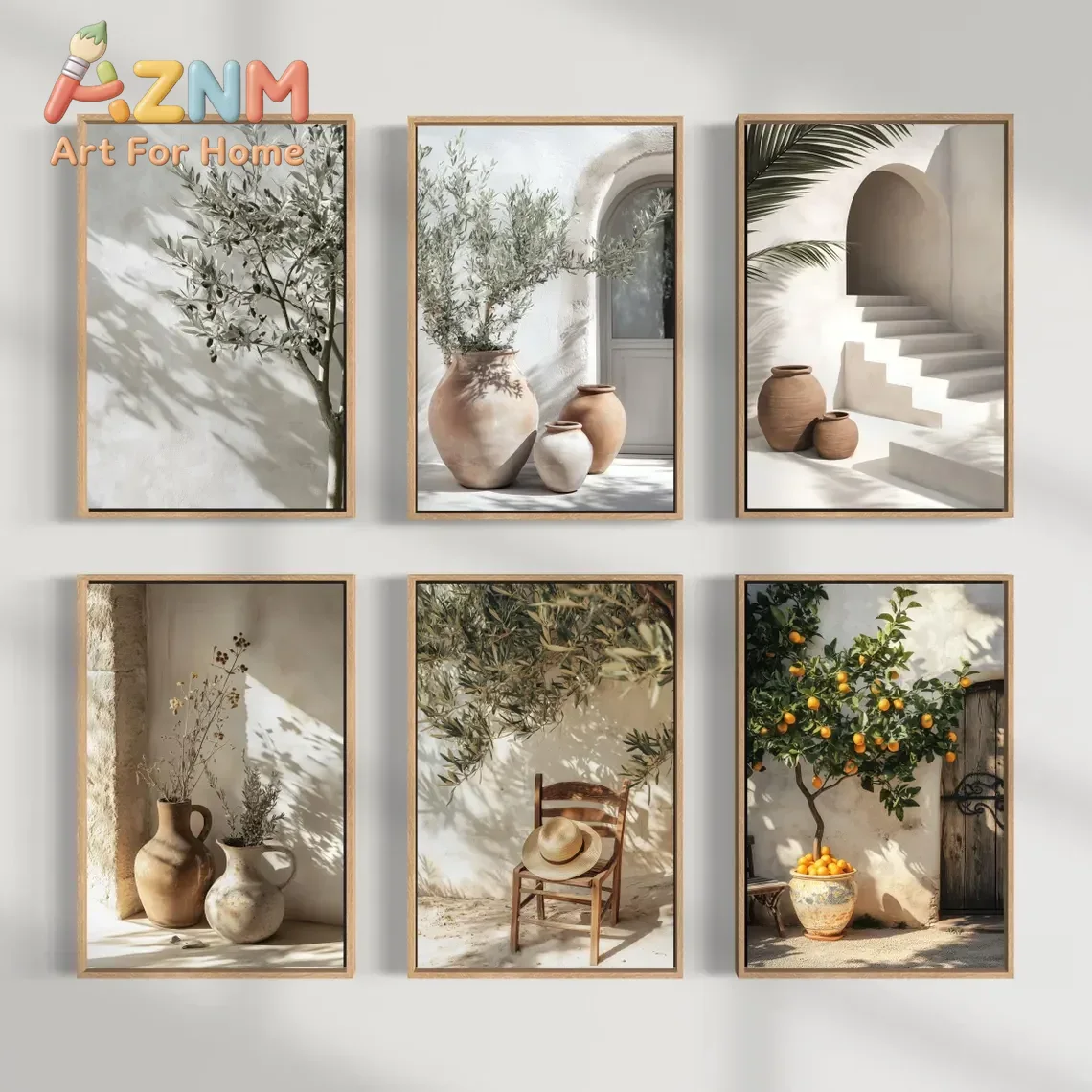 AZNM Akdeniz Temalı, Nötr Renk - Terracotta Pot incelemesi ve fiyatı