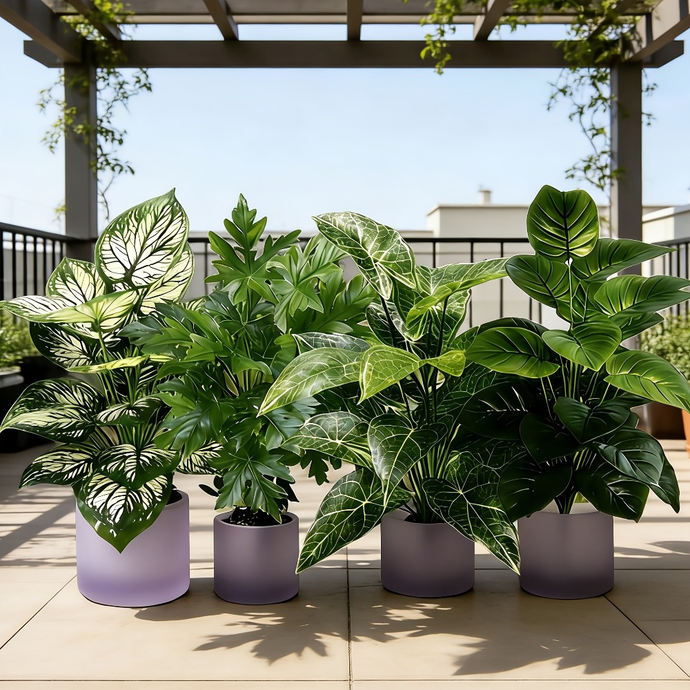 4 adet yapay bitkiler 48 yapra - Fiddle Leaf Fig incelemesi ve fiyatı