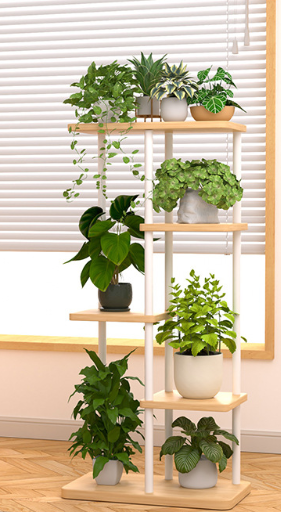 Çok Katlı Metal ve Ahşap Bitki - Indoor Plants incelemesi ve fiyatı