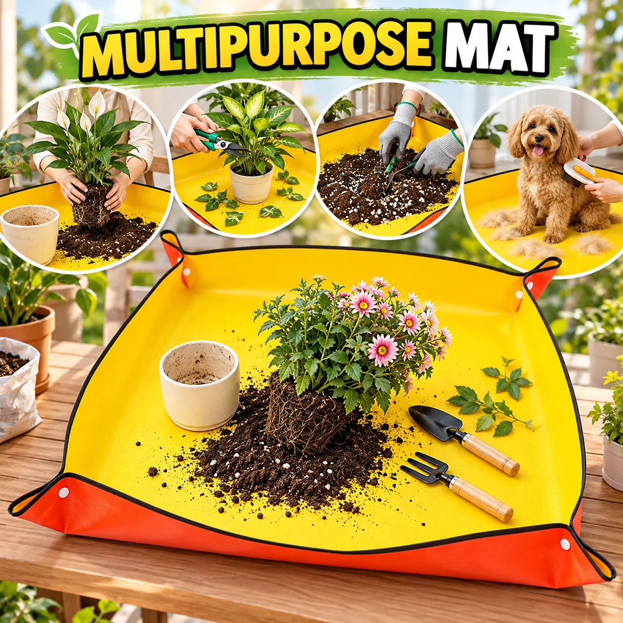 Su Geçirmez Bahçe Saksı Dönüşt - Repotting Mat incelemesi ve fiyatı
