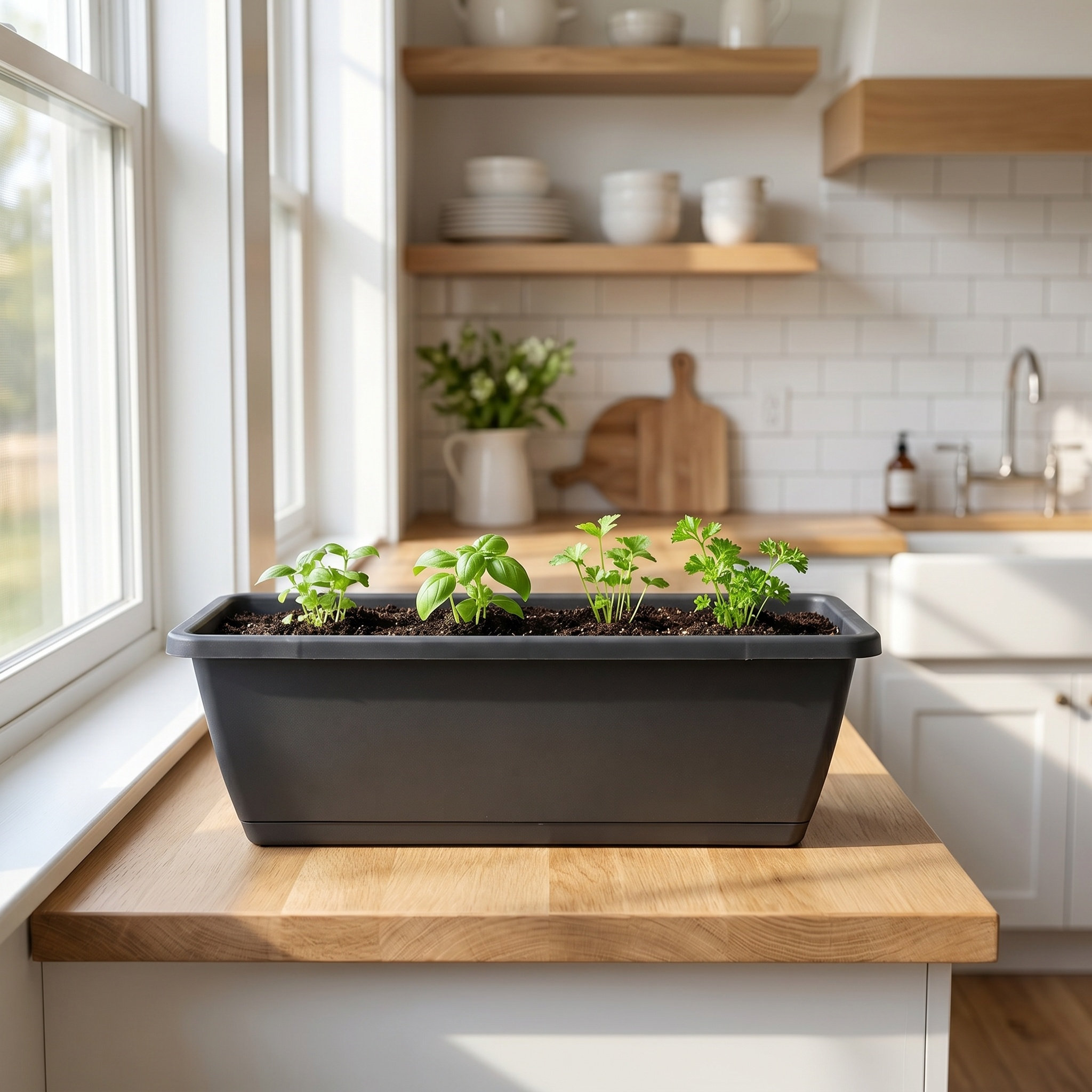 3'lü Dikdörtgen Reçine Saksı S - Succulent Set incelemesi ve fiyatı